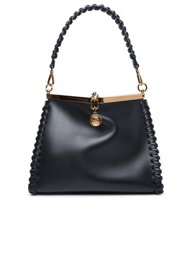 Etro Small vela Black Leather Bag - Etro - Modalova