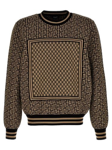 Balmain Mini Monogram Sweater - Balmain - Modalova