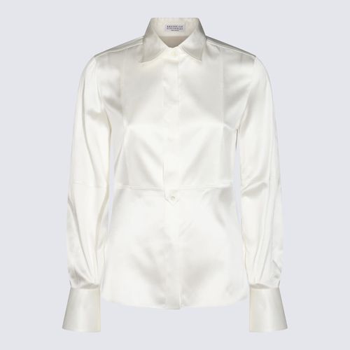 Brunello Cucinelli White Silk Shirt - Brunello Cucinelli - Modalova