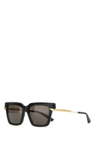 Black Acetate Sunglasses - Bottega Veneta Eyewear - Modalova