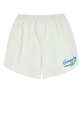 Givenchy White Cotton Shorts - Givenchy - Modalova