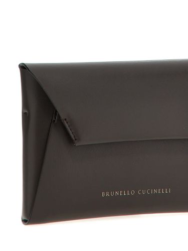 Monile Leather Clutch Bag - Brunello Cucinelli - Modalova