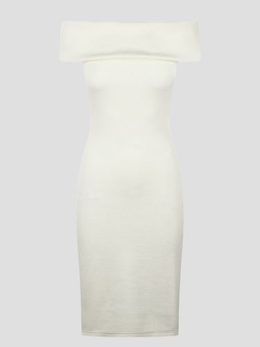 Textured Nylon Off-the- Shoulder Dress - Bottega Veneta - Modalova