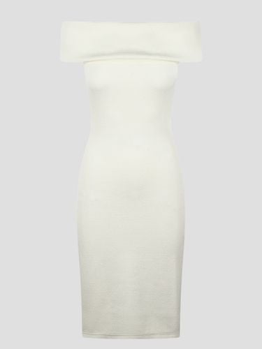 Textured Nylon Off-the- Shoulder Dress - Bottega Veneta - Modalova