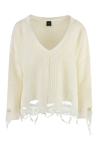 Pinko Ostrica Wool Pullover - Pinko - Modalova