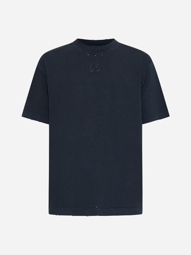 Black Lasered T-shirt - 44 Label Group - Modalova