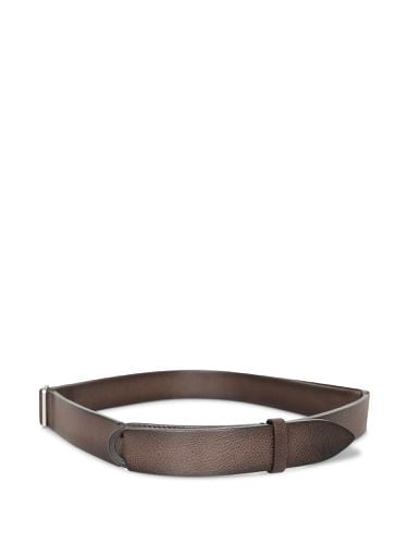 Chevrette Belt In Dark - Orciani - Modalova