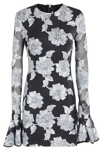 Flower Mesh Ls Mini Dress - Rotate by Birger Christensen - Modalova