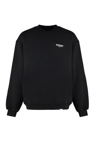 Cotton Crew-neck Sweatshirt - REPRESENT - Modalova