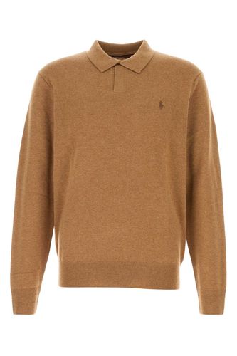 Caramel Wool Polo Shirt - Polo Ralph Lauren - Modalova