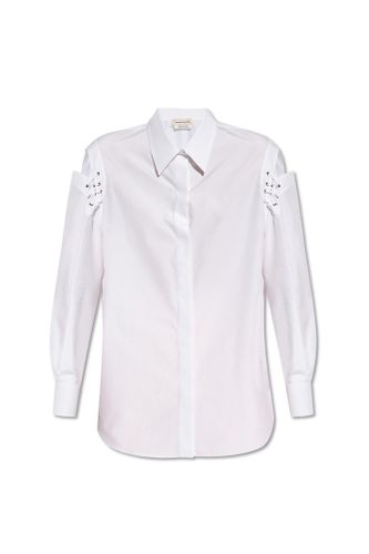 Shirt With Cutouts - Alexander McQueen - Modalova