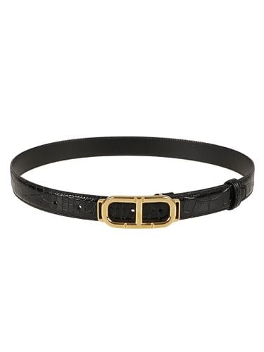 Tom Ford Shinny Stamped Croc Belt - Tom Ford - Modalova