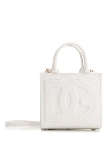 Dolce & Gabbana White dg Mini Tote - Dolce & Gabbana - Modalova