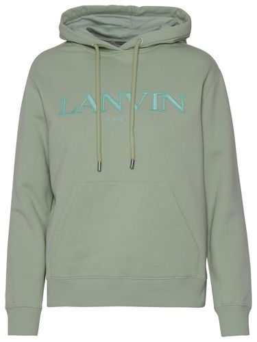 Lanvin Green Cotton Sweatshirt - Lanvin - Modalova