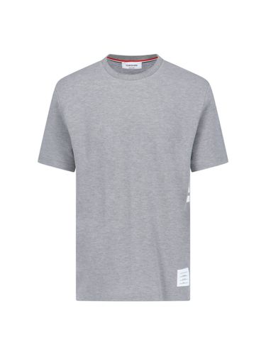 Short Sleeve Tee Cotton T-shirt - Thom Browne - Modalova
