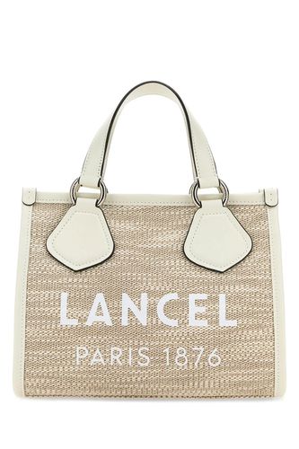 Two-tone Canvas Summer Shopping Bag - Lancel - Modalova