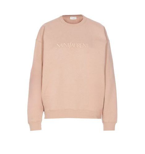 Saint Laurent Logo Sweatshirt - Saint Laurent - Modalova