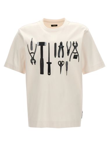 Fendi attrezzi T-shirt - Fendi - Modalova