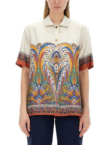 Etro Printed Silk Shirt - Etro - Modalova