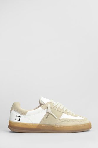 D. A.T. E. Sporty Sneakers In White Suede And Leather - D.A.T.E. - Modalova