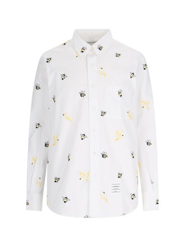 Thom Browne Embroidery Detail Shirt - Thom Browne - Modalova