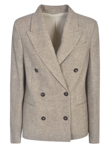 Double-breasted Classic Blazer - Brunello Cucinelli - Modalova