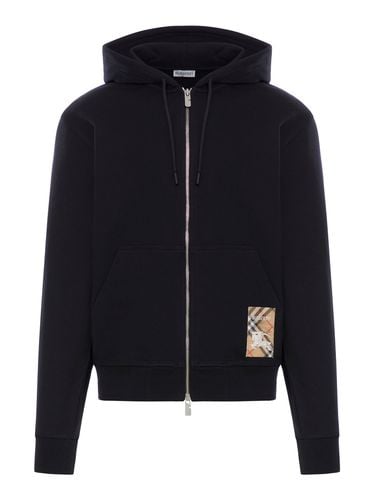 Burberry Hoodie With Zip - Burberry - Modalova