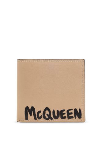 Logo Printed Bi-fold Wallet - Alexander McQueen - Modalova