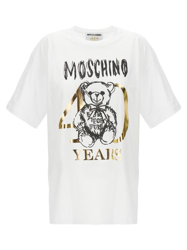 Teddy 40 Years Of Love T-shirt - Moschino - Modalova