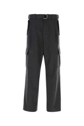 Prada Graphite Wool Cargo Pant - Prada - Modalova