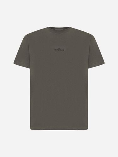 Stone Island Logo Cotton T-shirt - Stone Island - Modalova