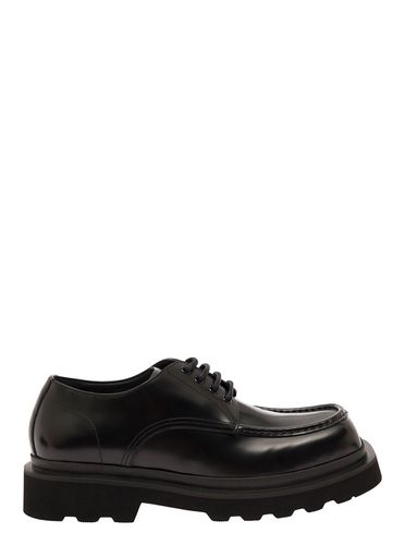 Lace-up Derby With Squared Toe In Leather Man - Dolce & Gabbana - Modalova