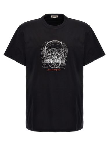 Skull Logo T-shirt - Alexander McQueen - Modalova