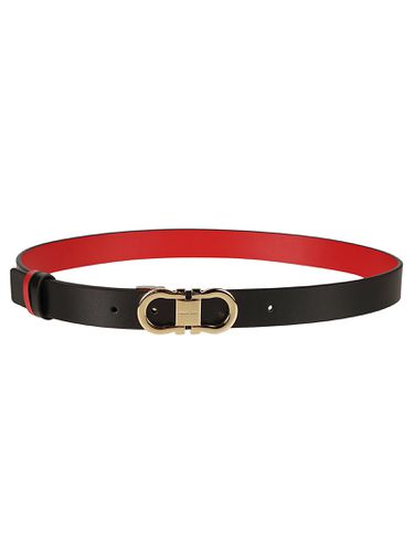 Double Gancini Buckled Belt - Ferragamo - Modalova