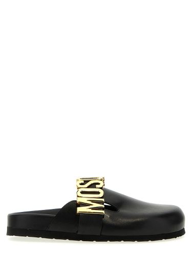 Moschino Logo Mules - Moschino - Modalova