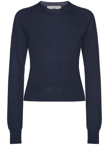 Wool Sweater - Ami Alexandre Mattiussi - Modalova