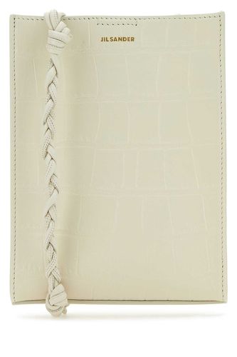 Ivory Leather Shoulder Bag - Jil Sander - Modalova