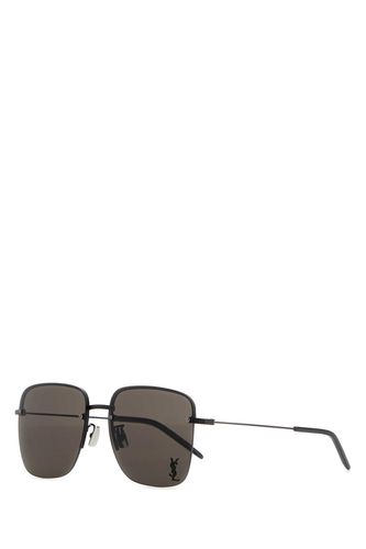 Black Metal Sl 312 Sunglasses - Saint Laurent - Modalova