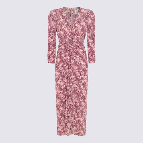 Pink Multicolour Silk Blend Dress - Isabel Marant - Modalova