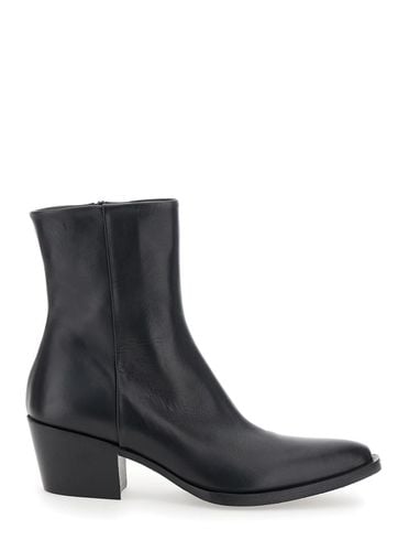 Spectra Ankle Boots In Leather Woman - Strategia - Modalova