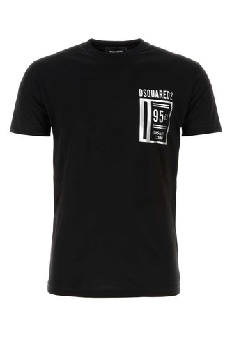 Dsquared2 Black Cotton T-shirt - Dsquared2 - Modalova