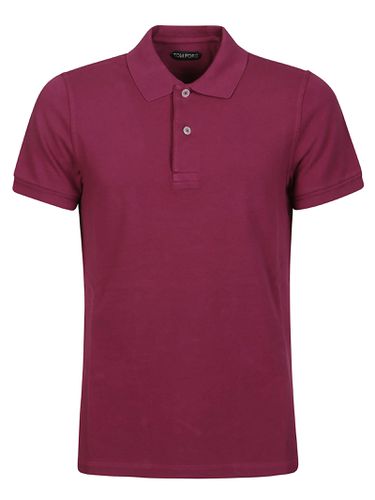 Tennis Piquet Short Sleeve Polo Shirt - Tom Ford - Modalova