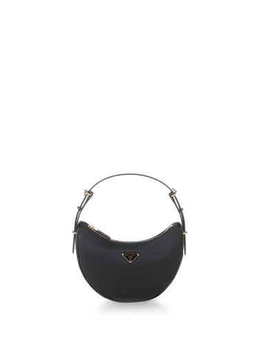 Arqué Shoulder Bag In Leather - Prada - Modalova