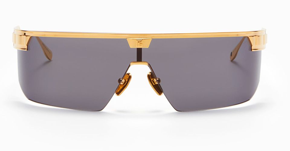 Major - Yellow Sunglasses - Balmain - Modalova