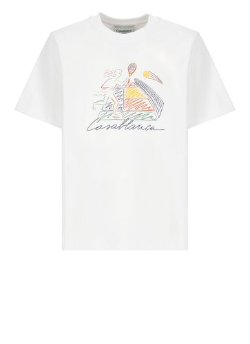 Casablanca Jeu De Crayon T-shirt - Casablanca - Modalova