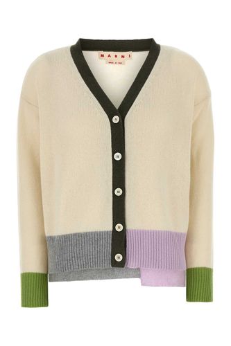 Marni Ivory Cashmere Cardigan - Marni - Modalova