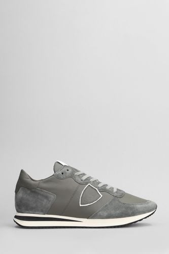 Trpx Low Sneakers In Suede And Leather - Philippe Model - Modalova