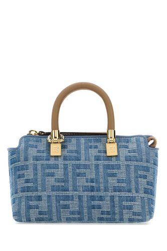 Embroidered Denim Mini By The Way Handbag - Fendi - Modalova