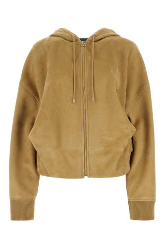 Loewe Beige Suede Sweatshirt - Loewe - Modalova