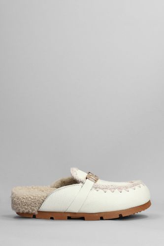 Winter Bio Slipper-mule In Leather - Mou - Modalova